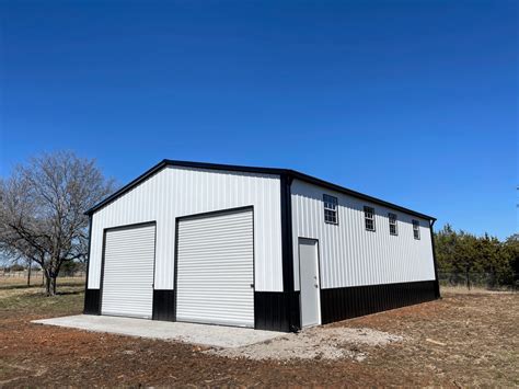 metal garage house buildings|30x40 metal building with concrete.